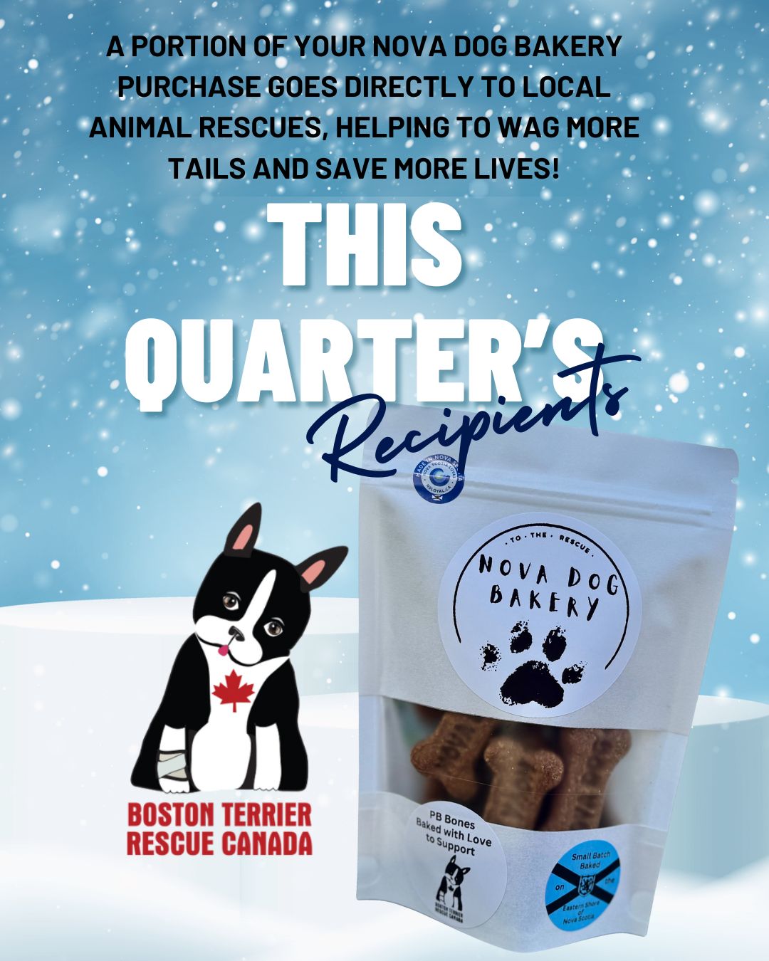 Peanut Butter Rescue Bones- BTRC