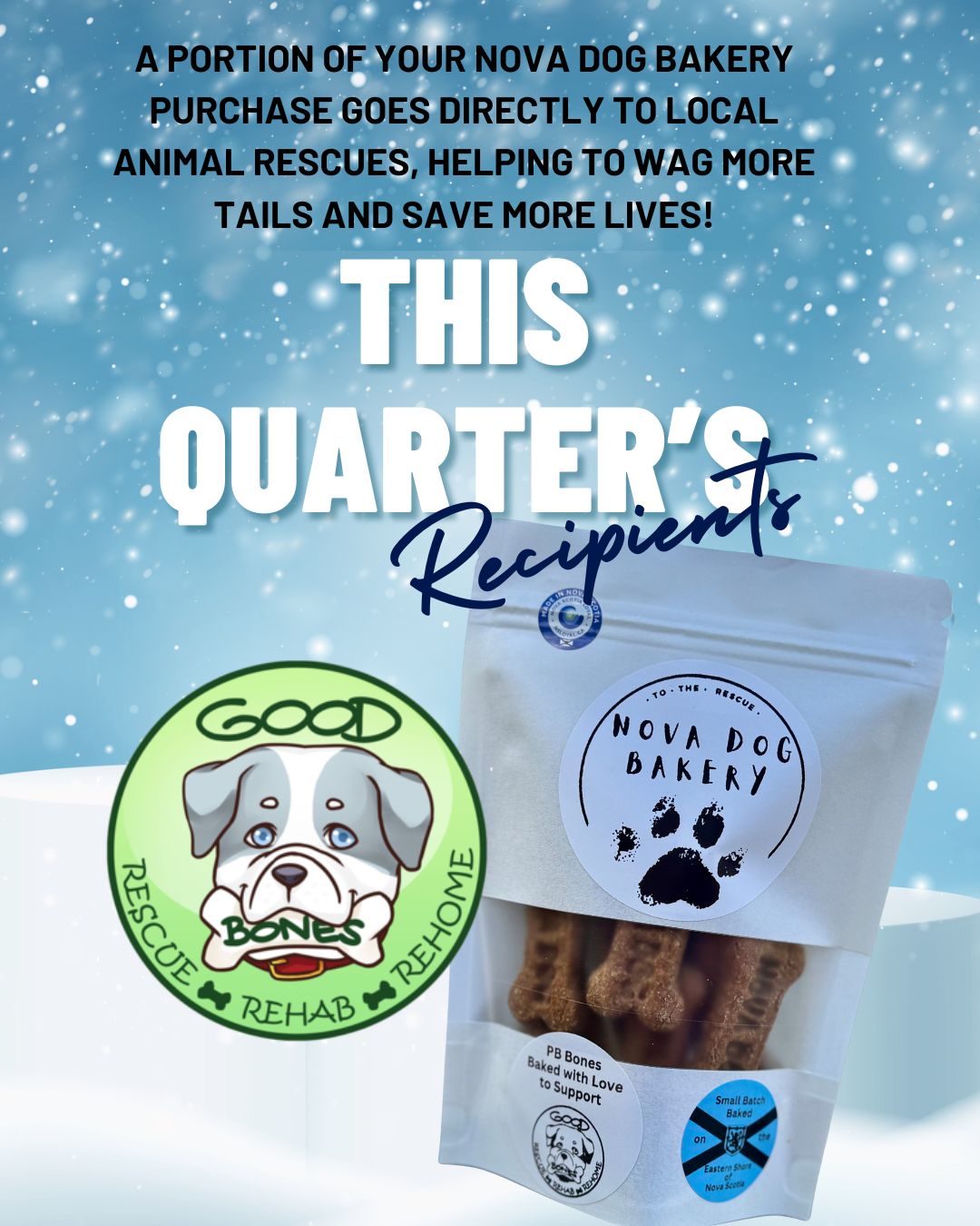 Peanut Butter Rescue Bones- GBDR
