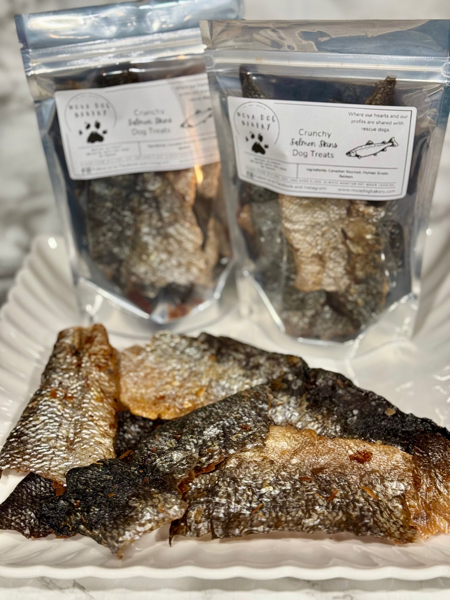 Crunchy Salmon Skins